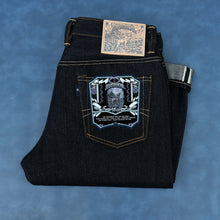 Load image into Gallery viewer, Silverhowl 18oz Unsanforized Extra Deep Indigo Selvedge