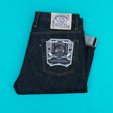 Load image into Gallery viewer, Silverstorm 18oz Unsanforized Extra Deep Indigo Selvedge