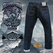 Load image into Gallery viewer, Silverstorm 18oz Unsanforized Extra Deep Indigo Selvedge