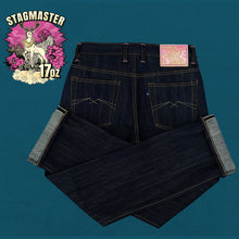 Load image into Gallery viewer, Stagmaster 17oz Sanforized Deep Indigo