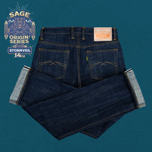 Load image into Gallery viewer, Origin Series : Stormveil 14oz Sanforized Deep Indigo