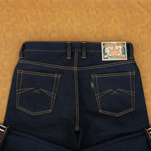 Load image into Gallery viewer, The Earth Hemp 25oz 50% Hemp Blend Deep Indigo x Brown Selvedge Denim