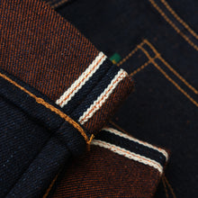 Load image into Gallery viewer, The Earth Hemp 25oz 50% Hemp Blend Deep Indigo x Brown Selvedge Denim