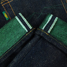 Load image into Gallery viewer, The Green Hemp 25oz 50% Hemp Blend Deep Indigo x Green Selvedge Denim