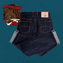 Load image into Gallery viewer, Wolvenstrike 21oz Sanforized Deep Indigo Slub