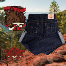 Load image into Gallery viewer, Wolvenstrike 21oz Sanforized Deep Indigo Slub