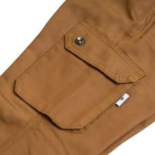 Load image into Gallery viewer, Warden Cargo Pants Camel Brown Twill