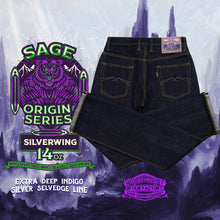 Load image into Gallery viewer, Sage Origins : Silverwing 14oz Sanforized Deep Indigo Selvedge Denim