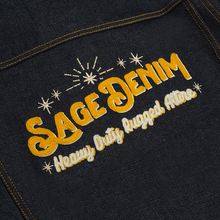 Load image into Gallery viewer, Sage Signum Embroidered Work Jacket 14oz Deep Indigo