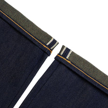 Load image into Gallery viewer, Everfall 20oz Unsanforized Deep Indigo x Twisted Green &amp; Brown