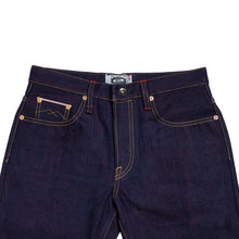Load image into Gallery viewer, Summerwing 20oz Unsanforized Deep Indigo x Twisted Red &amp; Purple