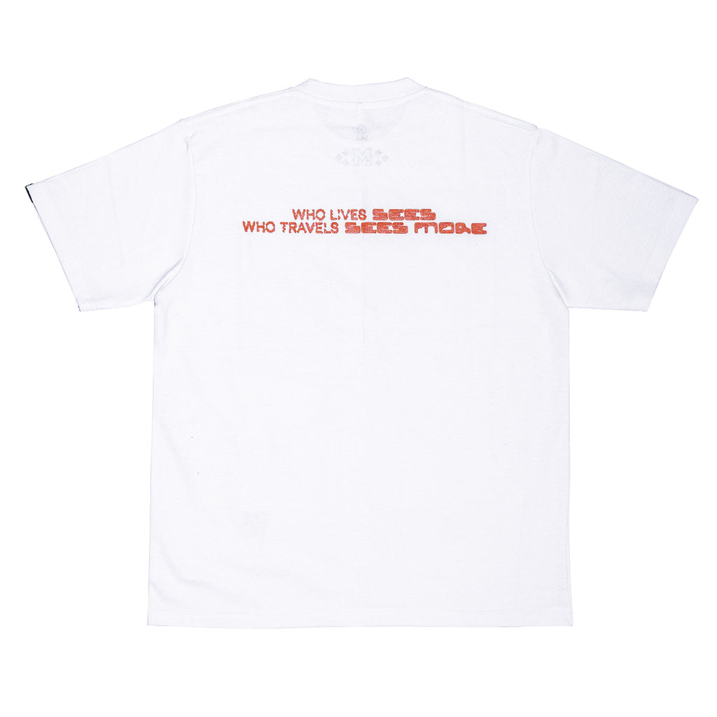Sage 11 Years Strong : Highland Glitch White Tees