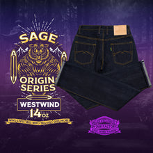 Load image into Gallery viewer, Sage Origins : Westwind 14oz Sanforized Deep Indigo Selvedge Denim