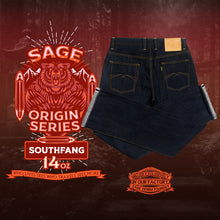 Load image into Gallery viewer, Sage Origins : Southfang 14oz Sanforized Deep Indigo Selvedge Denim