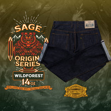 Load image into Gallery viewer, Sage Origin Series : Wildforest 14oz Sanforized Deep Indigo Denim